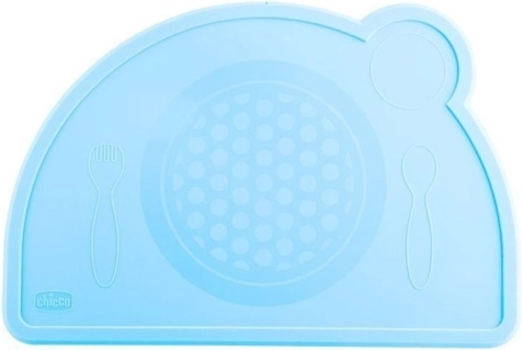 Tovaglietta in silicone Chicco verde acqua 18m+