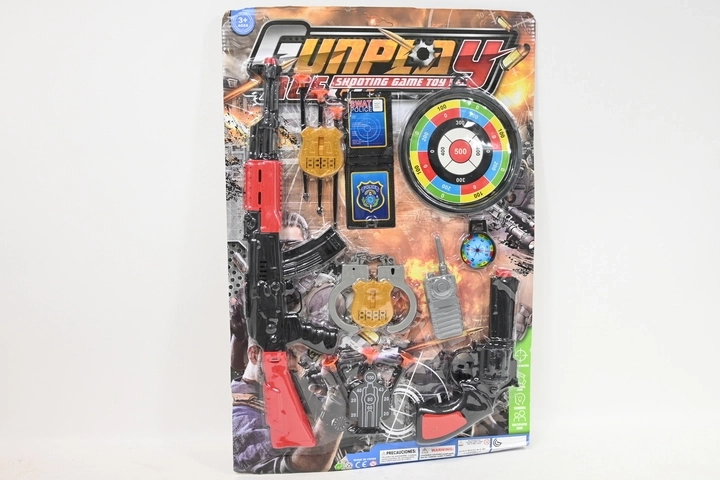 Set per bambini con pistola in grande blister - 1 pezzo