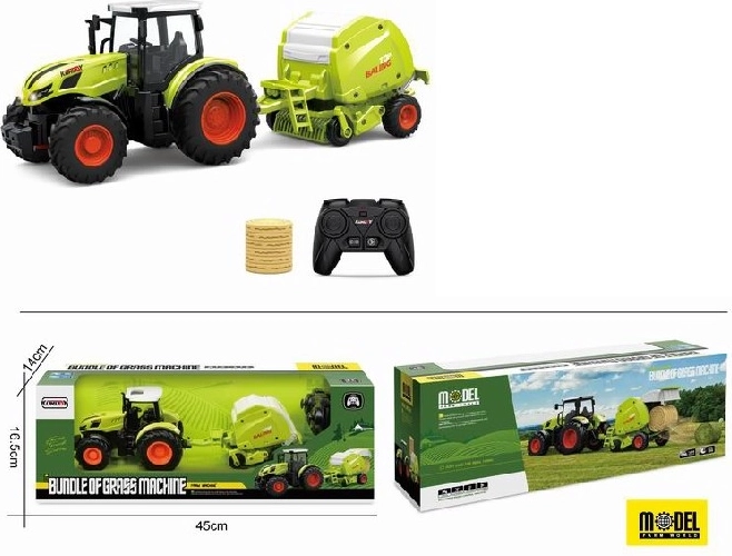 Trattore con rimorchio a batteria con ricarica USB