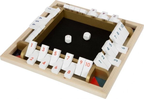 Small Foot gioco di dadi in legno – edizione dorata