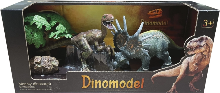 Mondo dei Dinosauri – set di figurine di dinosauri, 4 tipi