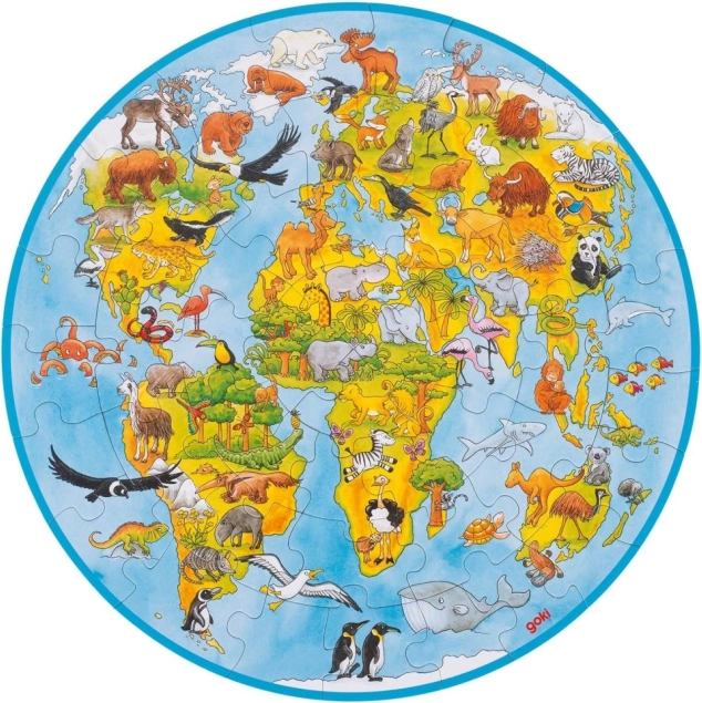 Puzzle Globo XXL