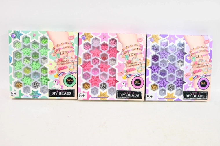 Set di perline per creare gioielli (oltre 500 pezzi)