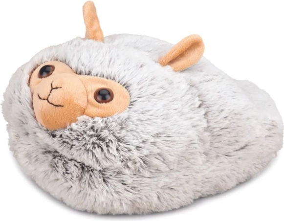 Cozy Noxxiez pantofole peluche riscaldanti alpaca