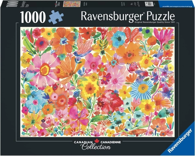 Puzzle Ravensburger Canadian Collection: bellezze in fiore 1000 pezzi