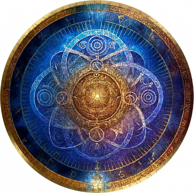 Puzzle in legno zodiaco blu 250 pezzi WOODEN CITY