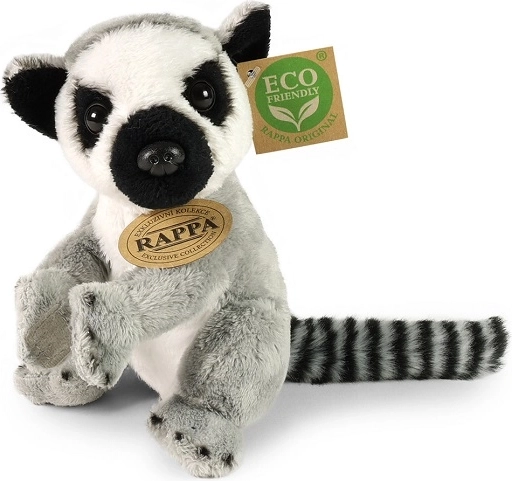 Lemure di peluche Rappa seduto Eco-Friendly 15 cm