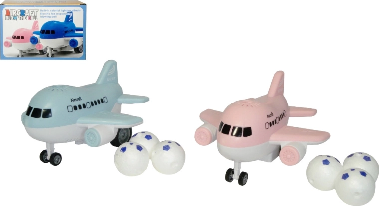 Aereo con luce, suono e pallina volante