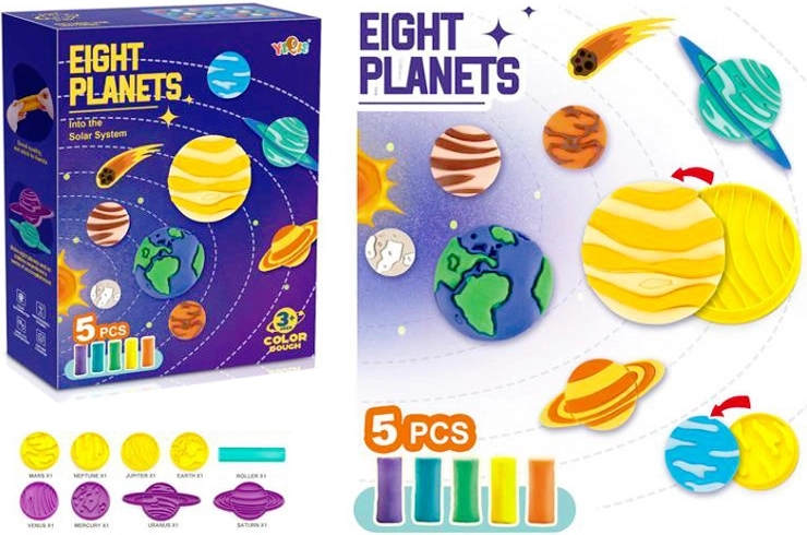 Pasta modellabile creativa – set spaziale