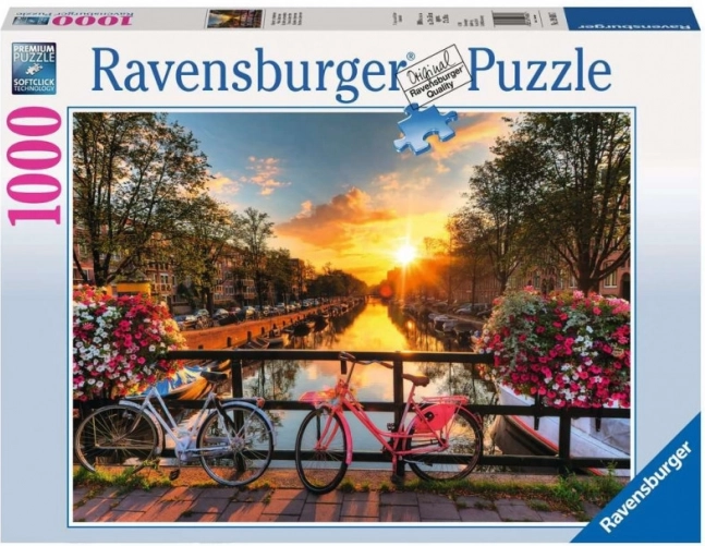 Puzzle 1000 pezzi Biciclette ad Amsterdam