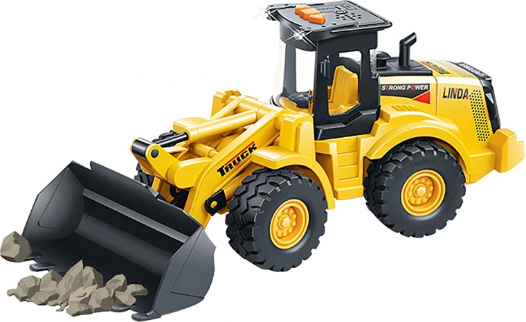 Pala gommata a frizione con effetti 35 cm