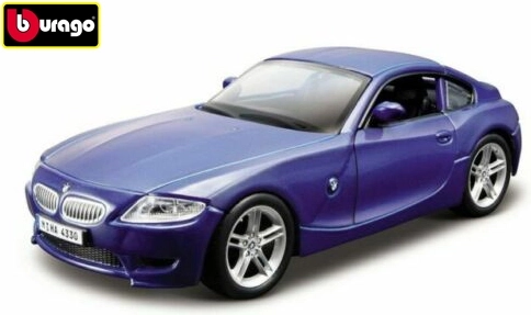 Modello in metallo dell'auto BMW Z4 M Coupé 1:32 Bburago