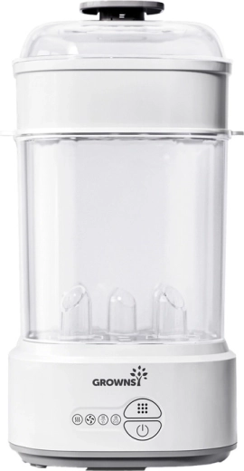 Sterilizzatore per biberon con asciugatura GROWNSY, grigio