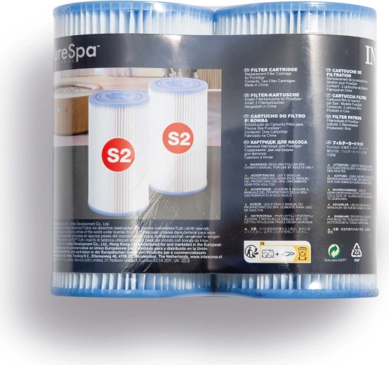 Filtro per pompa idromassaggio INTEX PureSpa S2, set 2 pz