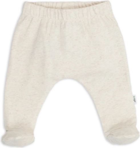 Lodger pantaloni caldi per neonato con piedini melange birch 50