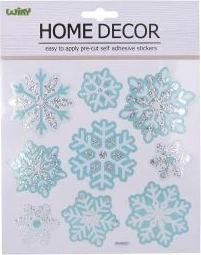 Decorazione natalizia per parete e finestra