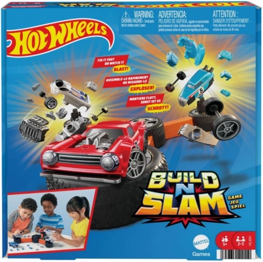 Hot Wheels Gioco Costruisci e Distruggi Auto HLX91