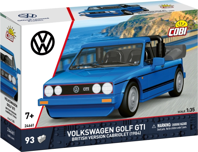 Cobi Volkswagen Golf GTI Cabriolet 1984 versione britannica 1:35 (93 pezzi)