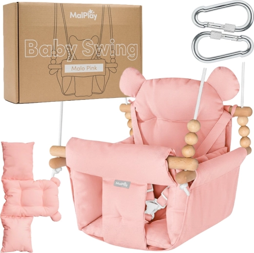 Altalena per bambini Malo rosa