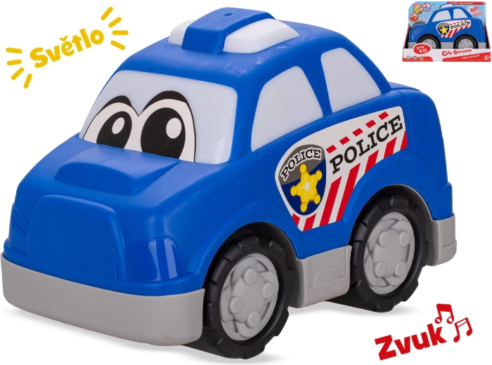 Auto della polizia con luci e suoni 24,5 cm