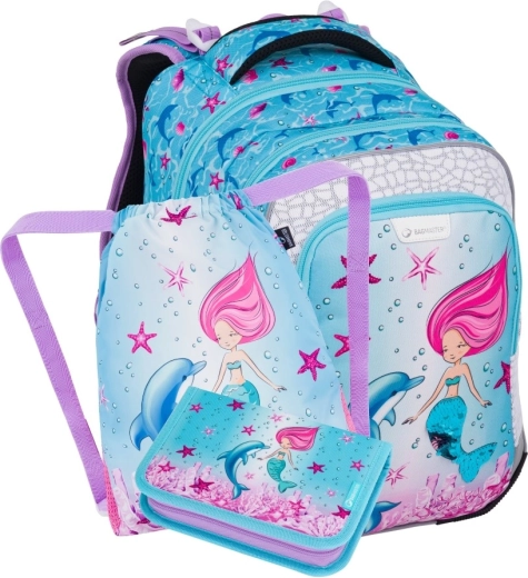 Set scolastico Bagmaster Lumi piccolo per alunni di prima – sirena