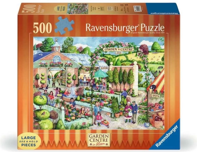 Puzzle Ravensburger centro giardinaggio in fiore XXL 500 pezzi