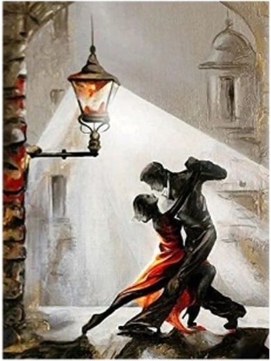 Norimpex pittura con diamanti donna e uomo 30 × 40 cm