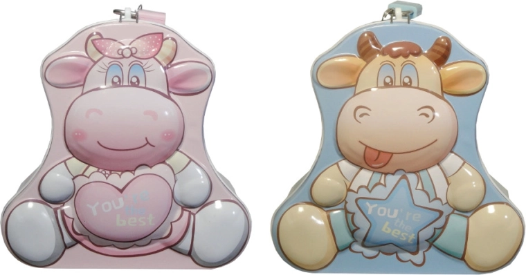 Salvadanaio mucca per bambini