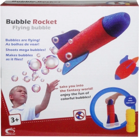 Razzo in schiuma per bolle di sapone