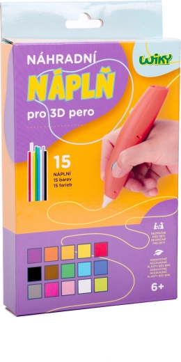 Ricariche di ricambio per penna 3D WIKY 15x3 m (confezione in ceco)