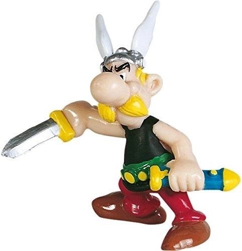 Statuetta di Asterix pronto alla battaglia - 1 pezzo