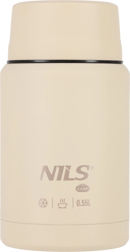 Thermos portavivande Nils Camp NC3807 beige 550 ml