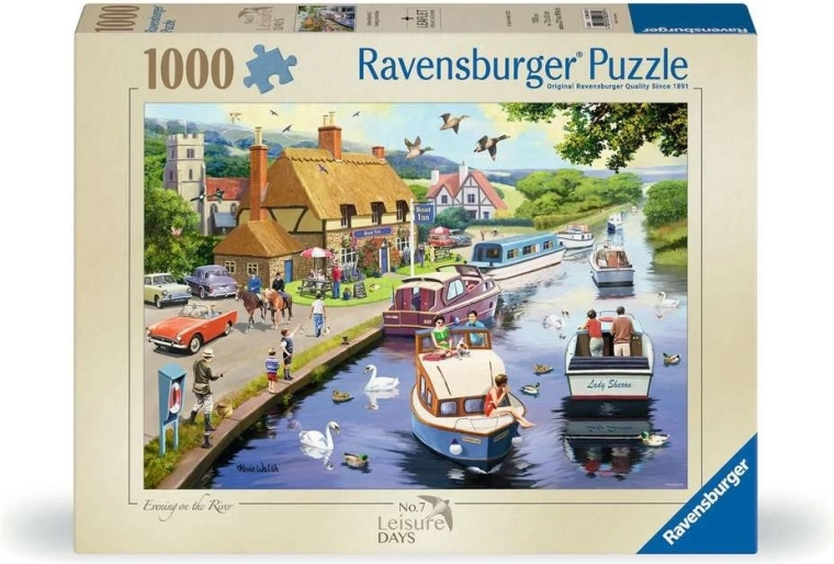 Ravensburger Puzzle Leisure Days n. 7: Sera al fiume, 1000 pezzi