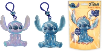 Disney Stitch portachiavi antistress con clip - 1 pezzo