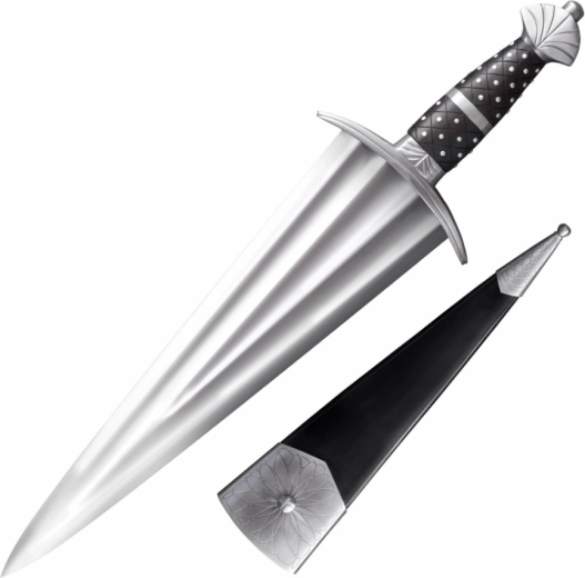 Cold Steel cinquedea spada da collezione 36,8 cm, legno di palissandro e fodero in pelle