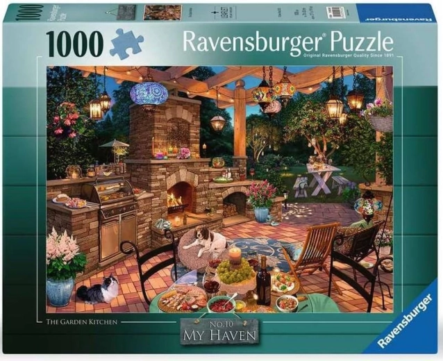 Puzzle Ravensburger My Haven: cucina da giardino 1000 pezzi