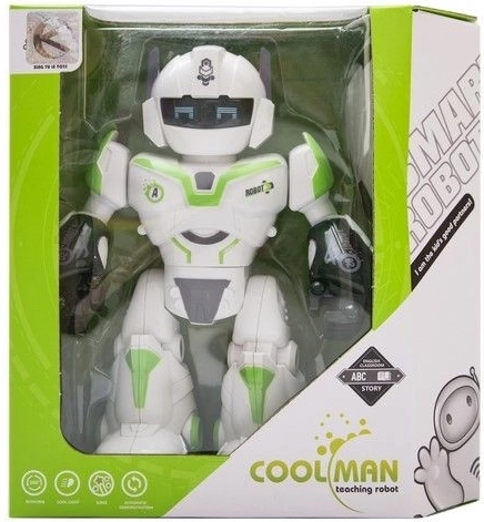Robot interattivo con suoni, movimento ed effetti luminosi - 1 pezzo
