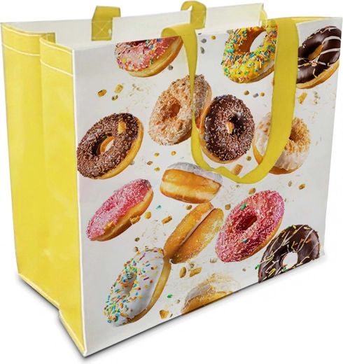 Borsa della spesa Donuts 43 × 37 × 21,5 cm