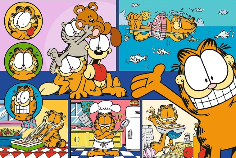 Puzzle 100 pezzi – Garfield pigro (Trefl)