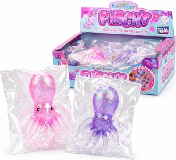 Polpo grande 16 cm giocattolo in gomma