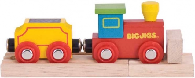 Bigjigs Rail il mio primo trenino con vagone e binari