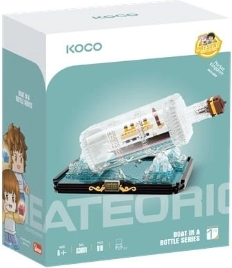 KOCO Titanic in bottiglia – set di costruzione da 918 pezzi - 1 pezzo