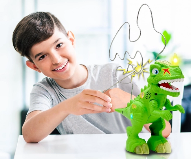 Gioco Dino – labirinto elettronico con gancetto