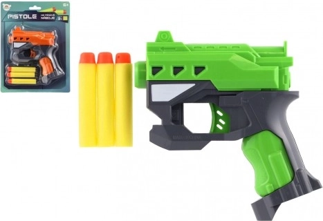 Pistola a dardi in schiuma 12 × 14 cm, 3 dardi, 2 colori