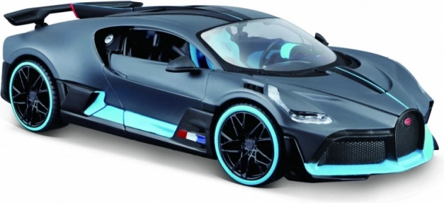 Modello in metallo BUGATTI Divo 1:24 grigio‑blu