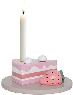 Jabadabado portacandela torta alle fragole