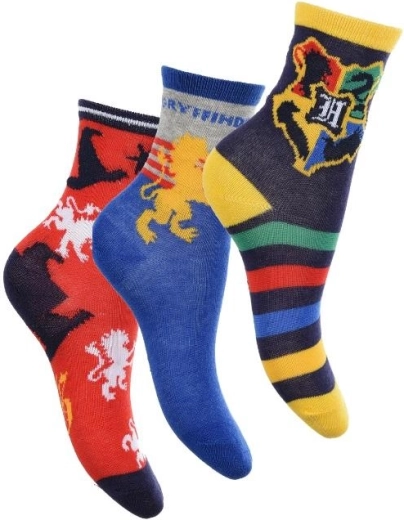 Set di 3 paia di calze Harry Potter