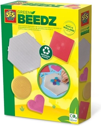 SES Creative Green Beedz basi per perline da stirare – 4 forme