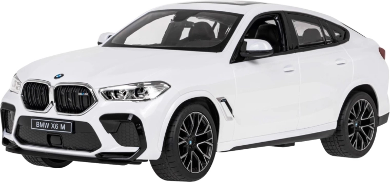 Auto radiocomandata BMW X6 M 1:14 Rastar bianca - 1 pezzo