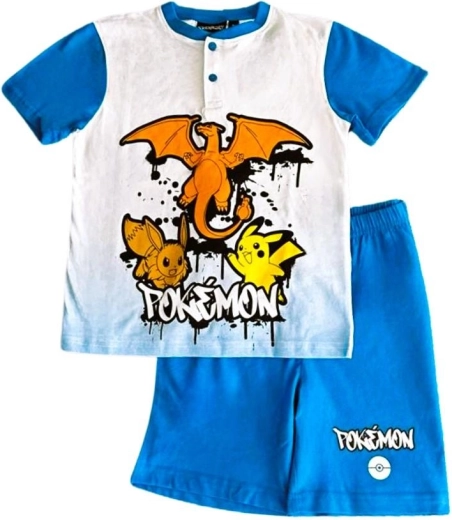 Completo bambino maglietta e pantaloncini Pokémon